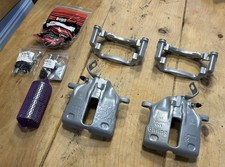 VW GOLF JETTA CORRADO MK2 GTI G60 280MM LUCAS 54 FRONT CALIPERS SILVER UPGRADE