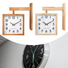 Horloge d'angle suspendue Double face, pour bureau, ferme, intérieur et