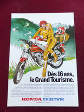 prospectus catalogue : HONDA CB 125 TWIN /  1977