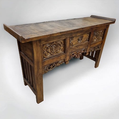 Buffet teck bois massif - en, en