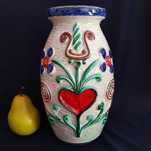 Magnifique vase relief - vase, en