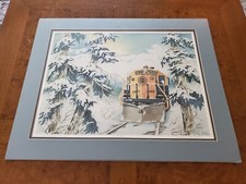 Alaskan Artist Jacquie Cote Suter Signed Numbered Lithograph 1990 Watercolor