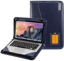 Broonel Blue Leather Case For ASUS Zenbook Pro 14 Duo UX8402VU 14.5" Laptop