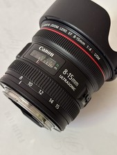 Canon EF 8-15mm f/4L Fisheye USM Ultra-Wide Zoom Lens