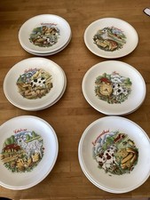 11 Assiettes À Fromage Porcelaine De Sologne 16 Cm Diamètre 