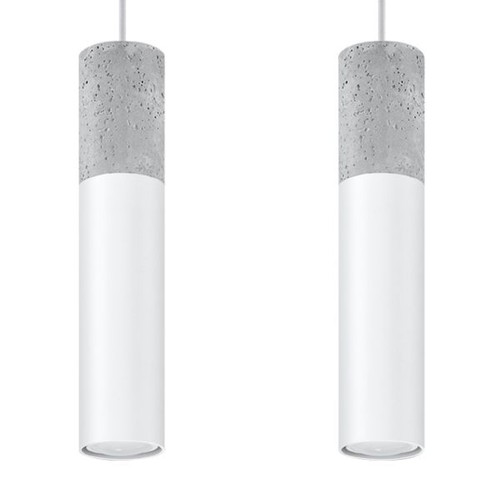 Suspension acier blanc - suspension,