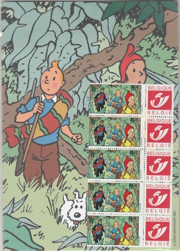 Herge tintin timbres - timbres, set
