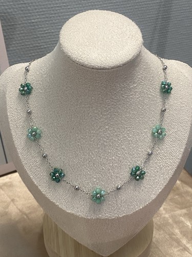 Collier chaîne argenté