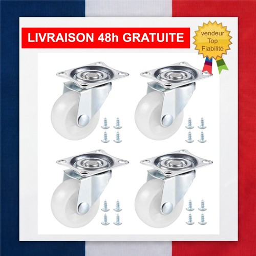 Roulettes pivotantes meubles - 4,