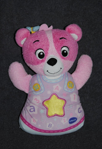 Doudou ours rose vtech - rose,