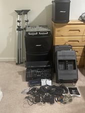 Bose Panaray 802 Series III PA Speakers With Sub, Amp, Stands And All Cords