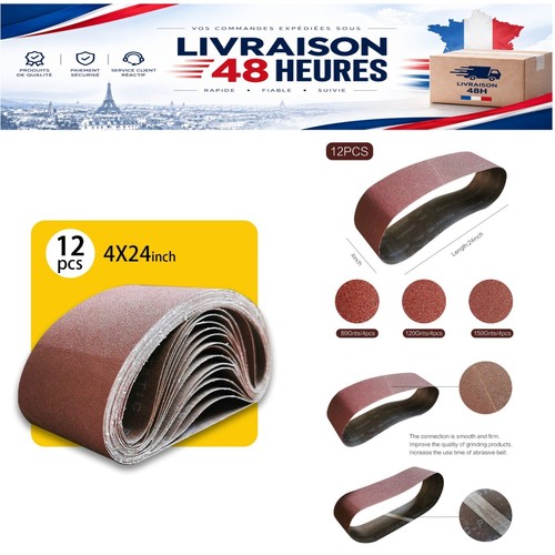 Bandes abrasives 100 610 mm - bandes,