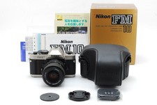 Nikon FM10 35mm SLR Film Camera + 35-70mm F3.5-4.8 Lens From JAPAN[Top MINT]