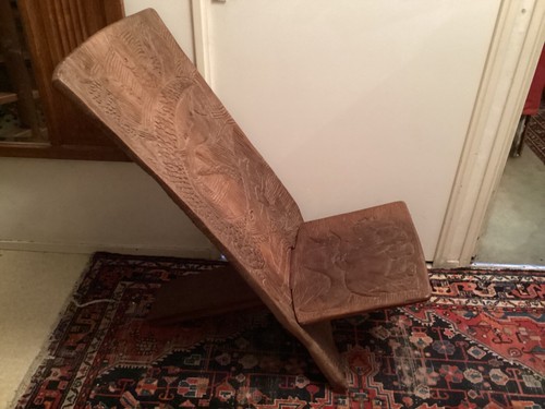 Paire fauteuils africains - paire,