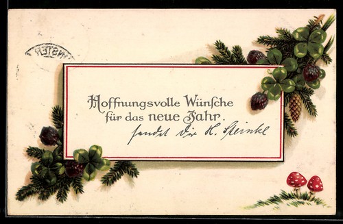 Carte postale champignons