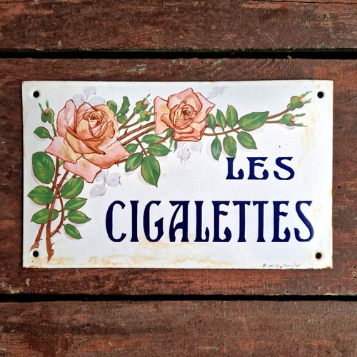 Plaque émaillée villa - plaque,