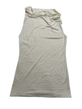 Sarah Pacini Cowl Neck Top in White