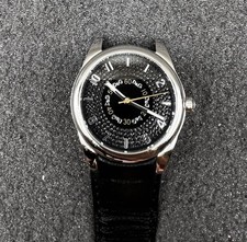 Dolce Gabbana Quartz Watch Silver Case Leather Strap- Unisex Classic