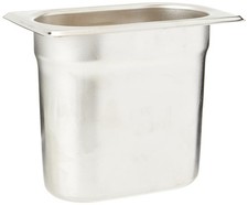Bac Gastronorme inox GN 1/9 150mm  Argent 108H x 176L x 150P mm usage domesti...