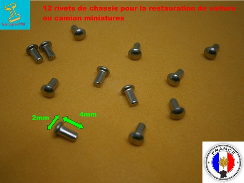 Lot rivets alu tête - rivets,
