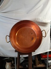 Bassine à confiture en cuivre grand confiturier 