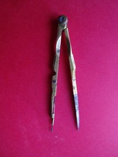 Ancien compas en laiton 12cm