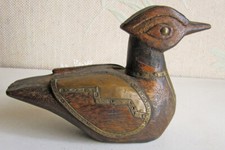 CANARD EN BOIS ET LAITON