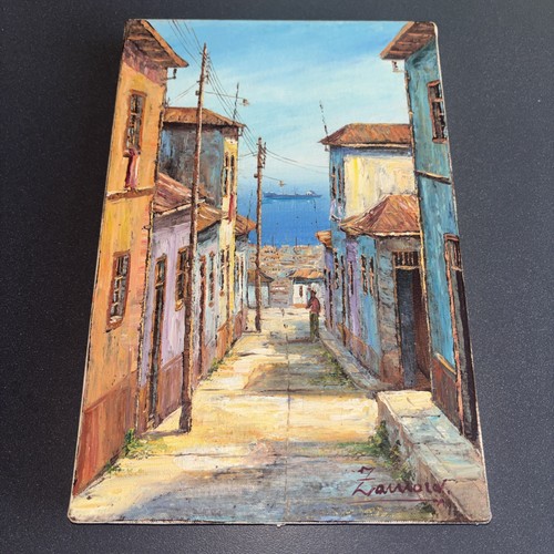 Huile sur toile ancienne