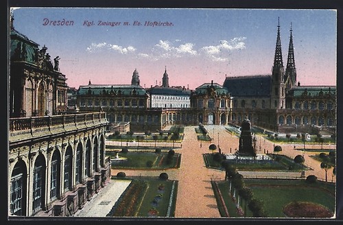 Carte postale dresde - postale, dresde,