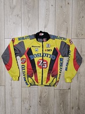 VINTAGE ROSLOTTO CYCLING TEAM JERSEY JACKET LONG CYCLING TEAM LONG VELO JERSEY M