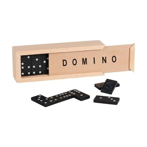 Jeu dominos bois noir - jeu,