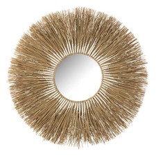 Miroir Mural Déco Paille