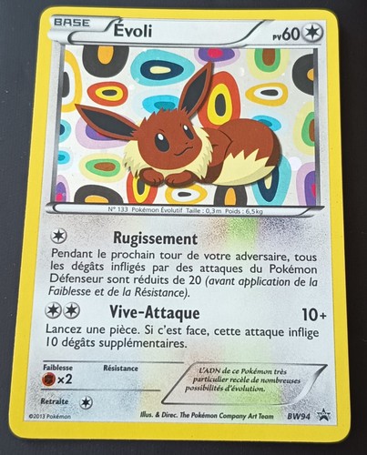 Carte pokémon evoli - pokémon, bw94