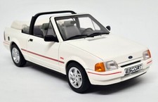 Otto 1/18 - Ford Escort MK4 XR3i Cabriolet White 1986 Resin Scale Model Car