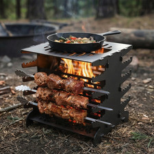 Gril BBQ portatif avec broche