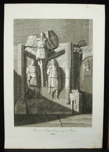 Gravure originale 1800 arc - originale,