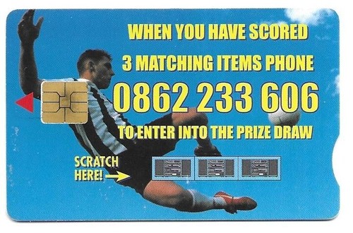 Rare phone card football - rare,