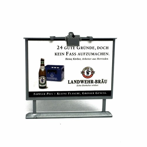 Panneau publicitaire avec