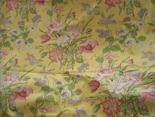 GRAND COUPON DE CHINTZ JAUNE