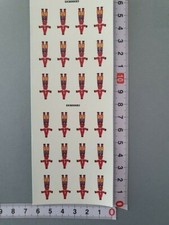 ANTIQUE/OLD DECALS 1/43 RED 5 DOT SAFETY HARNESSES - CARPENA DCC18