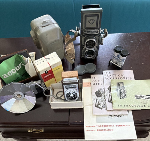 Working rolleiflex 4x4 tlr 127 - working,