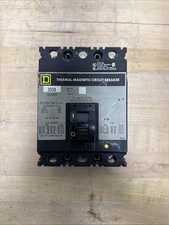 SQUARE D FAL32100 FAL 3 POLE 100 AMP 240v FEED THRU CIRCUIT BREAKER GREY LABEL