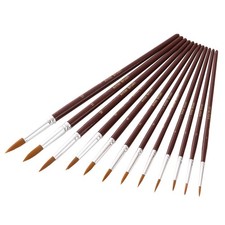 12 Pieces Pinceaux D'artiste