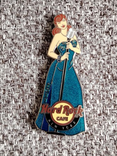 Pin girl hard - rock, cafe/