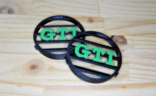 Aérateur tableau de bord - GTI - Golf MK4 - NOIR/VERT