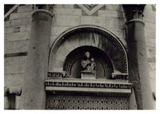 Italy, Pisa, Child and Madonna of the Leaning Tower, Vintage Print, 1954 Photo