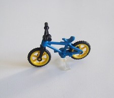 Playmobil (1545) children - blue & black bicycle with transparent support