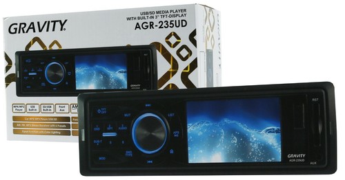 Gravity agr 235ud din - 1-din, usb/sd