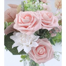 25 Fleurs Artificielles Rose