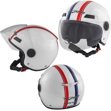 Casque Avec Moto Scooter Quad Jet Visiere ECE 22-06 France SonicMoto